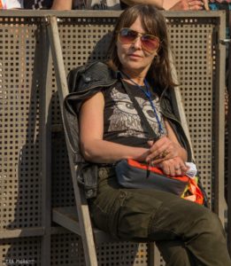 Екатерина Борисова на фестивале «Rock Line 2011». Пермь. 2011 год. Автор фотографии неизвестен.