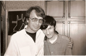 Владимир Киселёв и Александр Чернецкий. 1990 год. Фото из архива Александра Чернецкого.