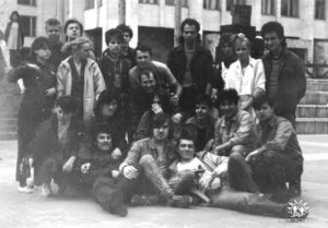 «Группа Продлённого Дня» и друзья в Киеве. 1988 год. Фото из архива Александра Чернецкого.