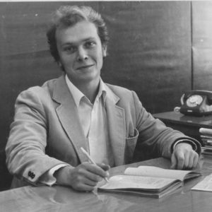 Андрей Гансон во время обучения во ВГИК. Санкт-Петербург. Начало 1980-х. Фото из личного архива Андрея Гансона.