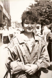 Инна (Диканбаева) Чернецкая. Харьков 1988. Фотография Игоря Карпенко.
