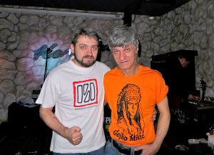 Дмитрий Лапшин и Александр Чернецкий. Клуб «Hard 40». Ярославль. 4 апреля 2015 года. Фото: Станислав Пучков